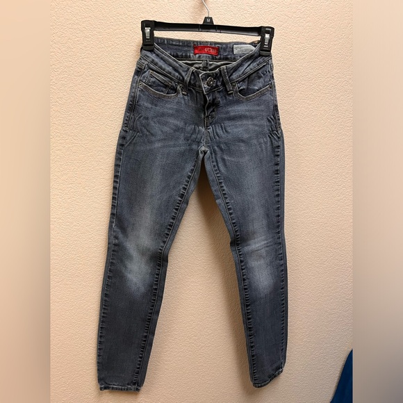 Guess Los Angeles medium Rise curvy Skinny Jeans, Blue size 25 - Picture 3 of 6